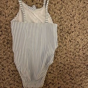 Old Navy seersucker swimsuit. Size 18-24M